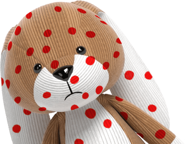 Teddybeer met windpokken
